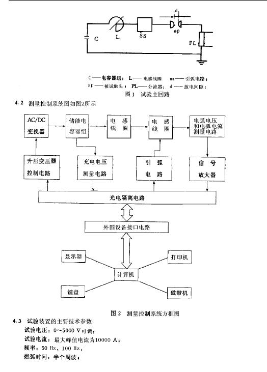 試驗主回路電氣原理圖如圖l 所示
